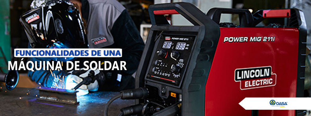 Funcionalidades de una máquina de soldar